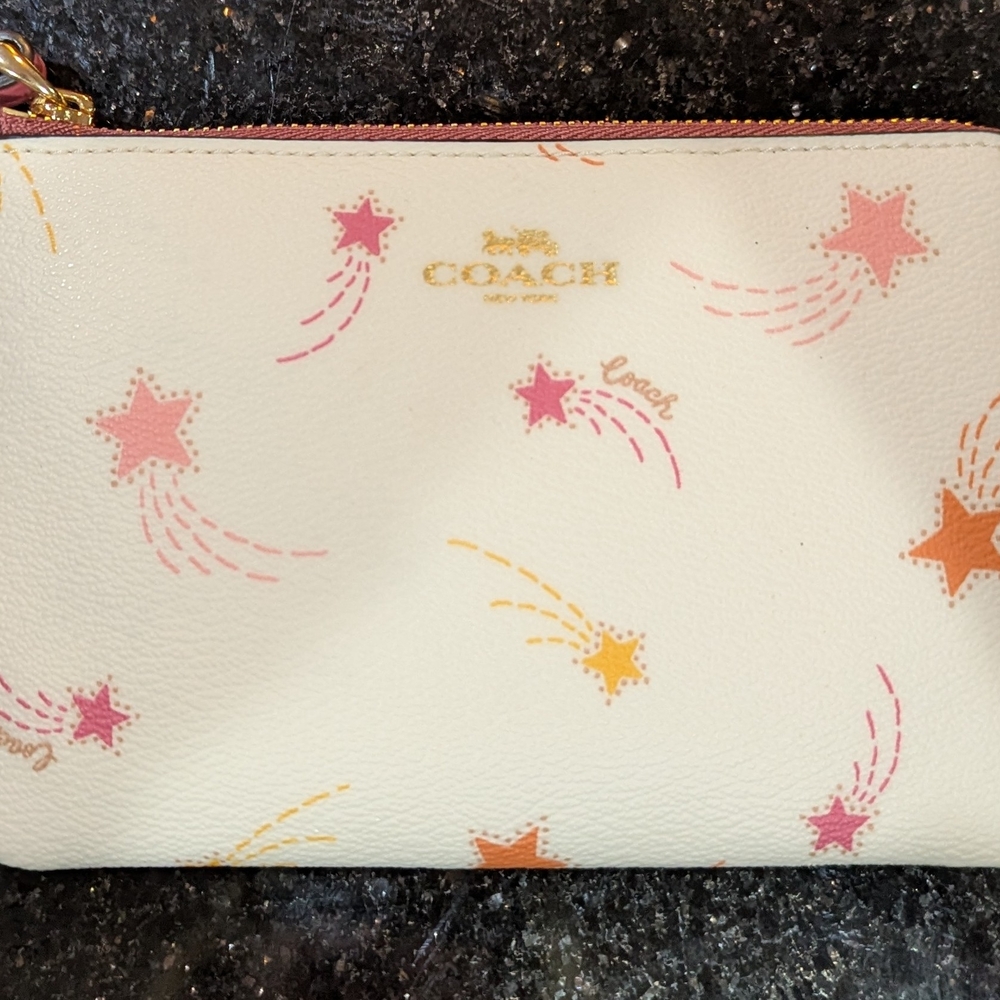 Coach Chalk Multi Zip Wristlet